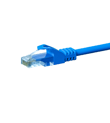Cavo patch CAT5e UTP 15m blu - CCA