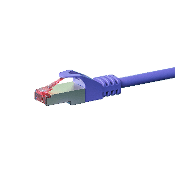 Cavo patch CAT6 S/FTP (PIMF) da 20 m, colore viola.
