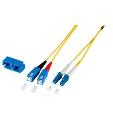 Cavo in fibra ottica duplex OS2 LC-SC 10m