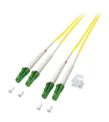 Cavo in fibra ottica duplex OS2 LC/APC-LC/APC 2m