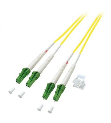 Cavo in fibra ottica duplex OS2 LC/APC-LC/APC 7,50 m