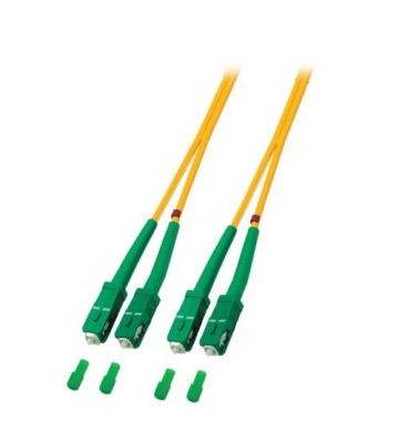 Cavo in fibra ottica duplex OS2 SC/APC-SC/APC 5 m