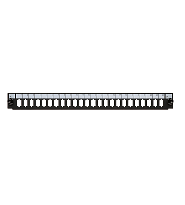 Frontale LC/SC/E2000 a 24 porte adatto per vassoio universale in fibra