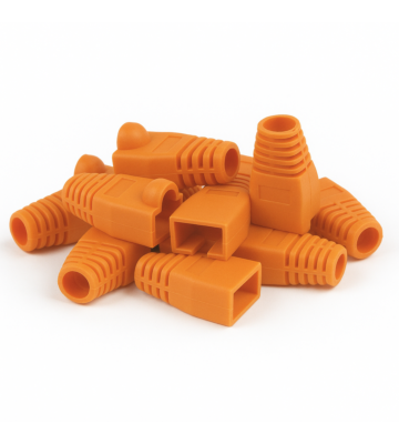 Trave portacavi DANICOM RJ45 arancione - 10 pezzi