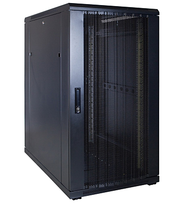 Armadio server 22U con sportello perforato 600x1200x1200mm (LxPxA)