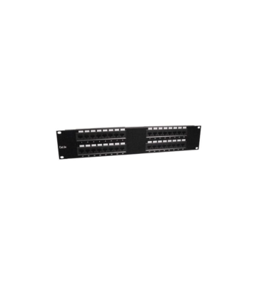 Patch panel UTP da 19 pollici 2U con 32 connettori RJ45 Cat 5e.