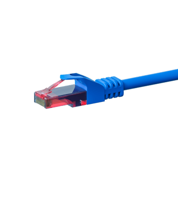Cavo patch UTP CAT6 da 5 m, blu - 100% rame