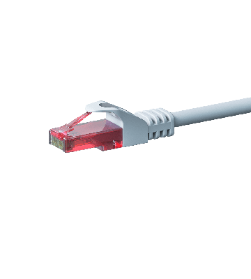 Cavo patch UTP CAT6 da 15 m, bianco - 100% rame