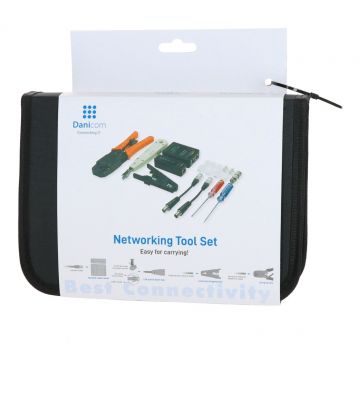 Kit di strumenti di rete Danicom professionale in valigetta.