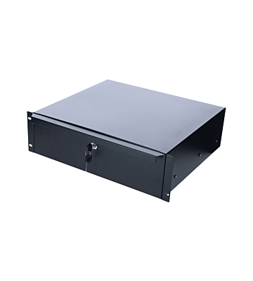 Cassetto metallico con serratura da 19 pollici - 3U