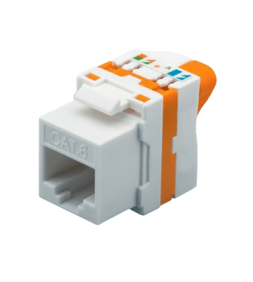 Connettore Keystone Cat6 UTP - Avvitamento senza attrezzi