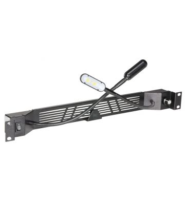Illuminazione a LED flessibile da 19 pollici con dimmer - bianco/blu