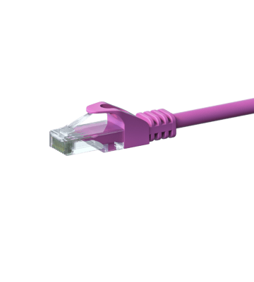 Cavo patch CAT6 UTP 5 m rosa - CCA