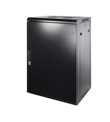 Armadio a muro 18U con anta in metallo 600x600x900mm (LxPxA)