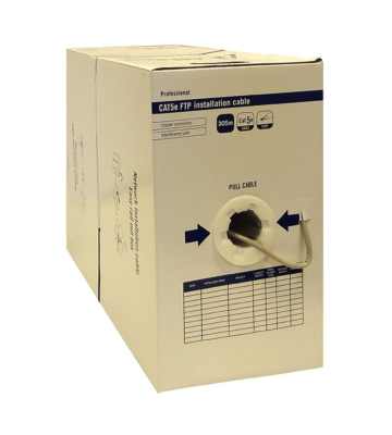 Cavo Alfaco Cat5E F/UTP su bobina rigida 305m grigio LSZH - (Eca)