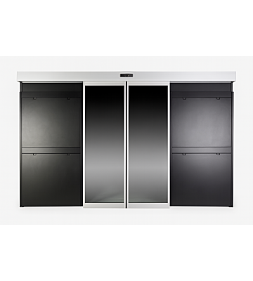 Porte scorrevoli per data center, funzionamento semiautomatico 52U