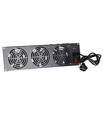 Kit di 3 ventole adatte al posizionamento tra i montanti - 3U