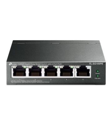 Switch smart PoE non gestito a 5 porte TP-Link SG105PE