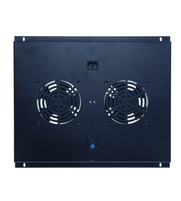 Pacchetto ventilatori con 2 ventilatori e termostato adatto per armadi server a pavimento profondi 600 mm