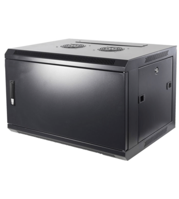 Armadio a muro 4U con anta in metallo 600x600x280 mm (LxPxA)