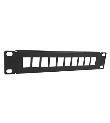 Pannello patch UTP da 10 pollici per Keystone - 10 porte