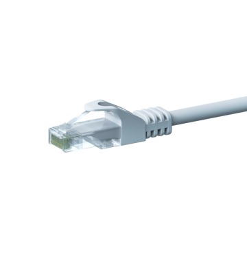 Cavo patch UTP CAT5e da 0,25 m, bianco - 100% rame
