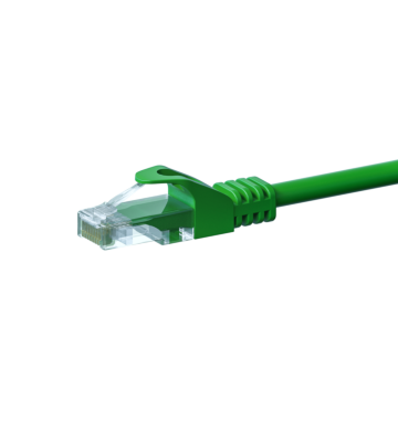 Cavo patch UTP CAT5e da 1 m, verde - 100% rame