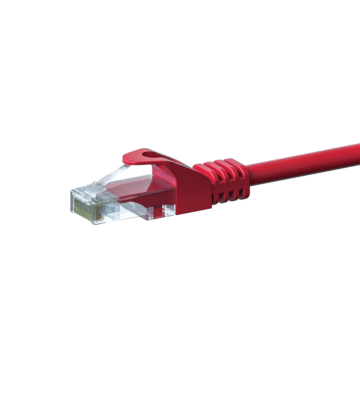 Cavo patch UTP CAT5e da 15 m, rosso - 100% rame