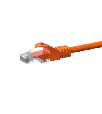 Cavo patch UTP CAT5e da 10 m arancione - 100% rame