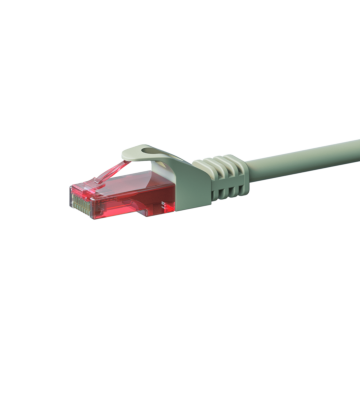 Cavo patch UTP CAT6 da 0,50 m, grigio - 100% rame