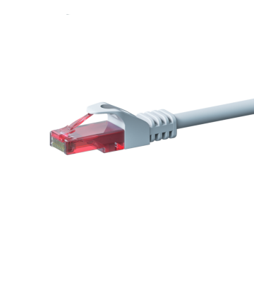 Cavo patch UTP CAT6 da 0,50 m, bianco - 100% rame
