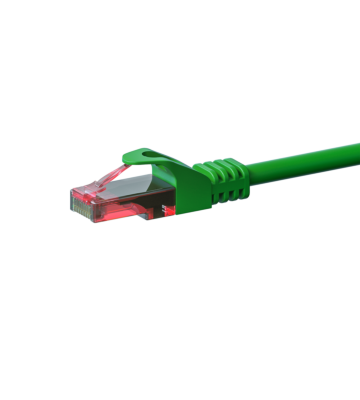 Cavo patch UTP CAT6 da 1 m, verde - 100% rame