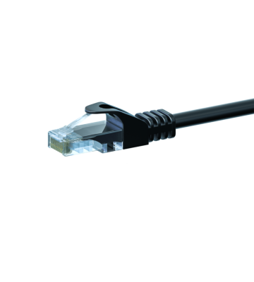 Cavo patch CAT5e UTP 0,50 m nero - CCA