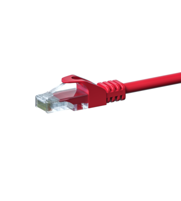 Cavo patch CAT5e UTP 0,50 m rosso - CCA