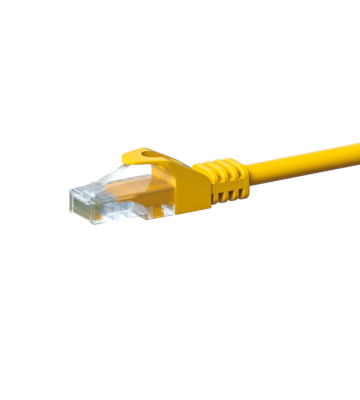 Cavo patch CAT5e UTP 3m giallo - CCA