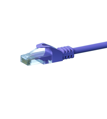 Cavo patch CAT6 UTP da 1 m viola - CCA