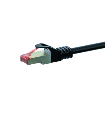 Cavo patch CAT6 S/FTP (PIMF) da 0,50 m, nero. 
