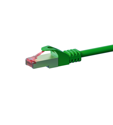 Cavo patch CAT6 S/FTP (PIMF) da 0,50 m, verde. 