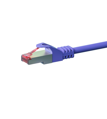 Cavo patch CAT6 S/FTP (PIMF) da 0,50 m, colore viola. 