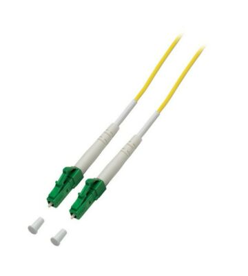 Cavo in fibra ottica simplex OS2 LC/APC-LC/APC 1 m
