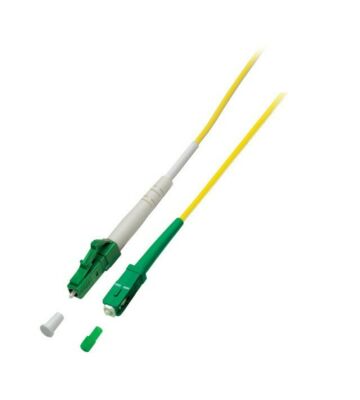 Cavo in fibra ottica simplex OS2 LC/APC-SC/APC 15 m