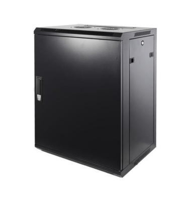 Armadio a muro 15U con anta in metallo 600x600x770mm (LxPxA)