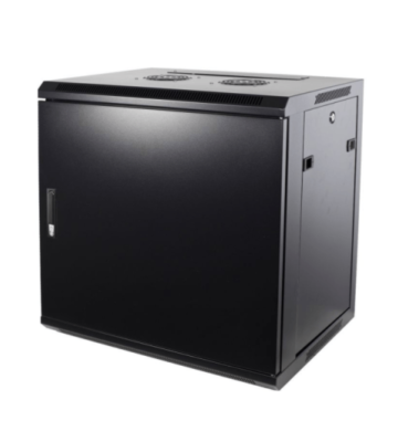 Armadio a muro 9U con anta in metallo 600x600x500 mm (LxPxA)