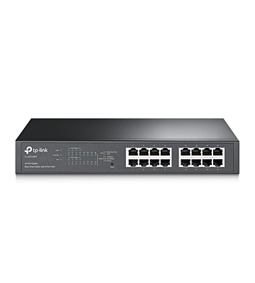 Switch smart PoE gestito TP-Link a 16 porte modello 1016