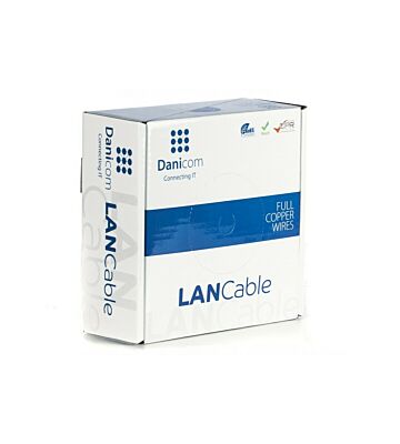 Cavo flessibile DANICOM CAT5E FTP da 100 m in rotolo - PVC (Fca)