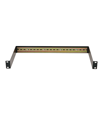 Guida DIN 1U per rack da 19 pollici