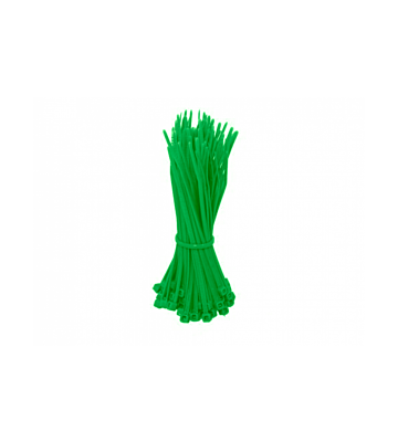 Fascette stringicavo verdi da 280 mm - 100 pezzi