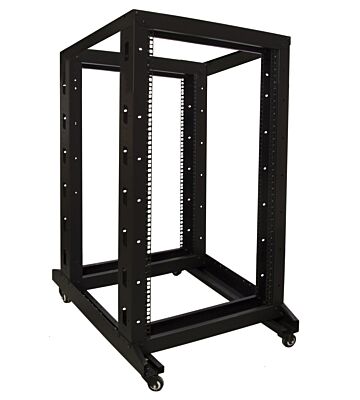Rack per relè 22U su ruote, dimensioni 600x800x1200 mm (LxPxA)