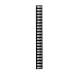 Canalina portacavi verticale 22U - larghezza 10 cm