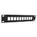 Pannello patch UTP da 10 pollici per Keystone - 10 porte